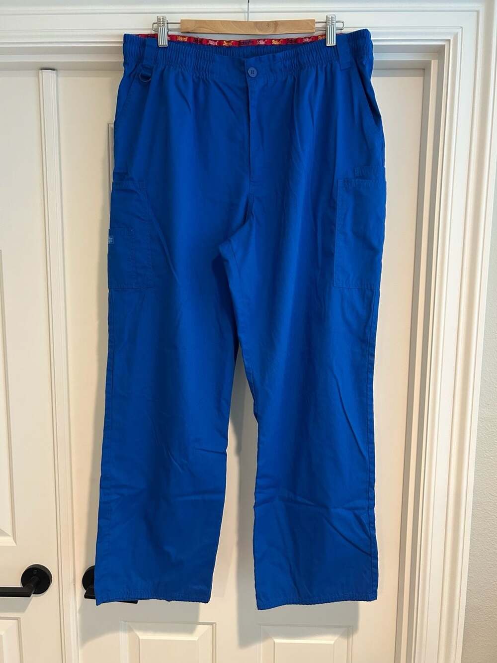 Dickies Medical Scrub Pants 81006 Royal Blue XL Cargo Pocket